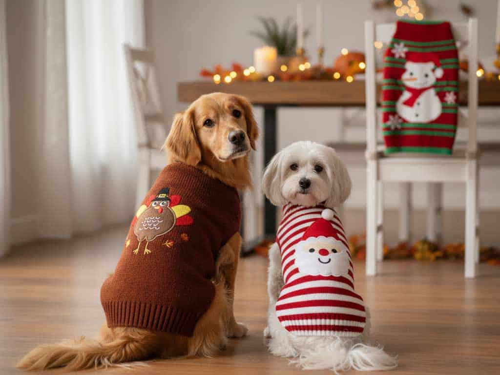 Dog Thanksgiving Outfit GOYOSWA – Cozy, Cute & Festive Style